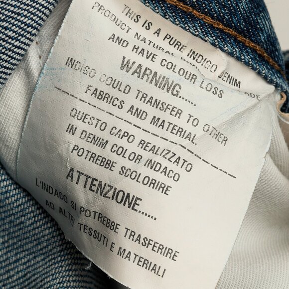 Prada Medium-Blue Distressed Tapered-Fit Jeans - Picture 13 of 16